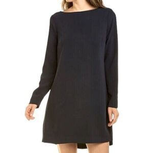 TRINA TURK NWT Lavaliere Back Dart A-Line Dress in‎ Black -size 6